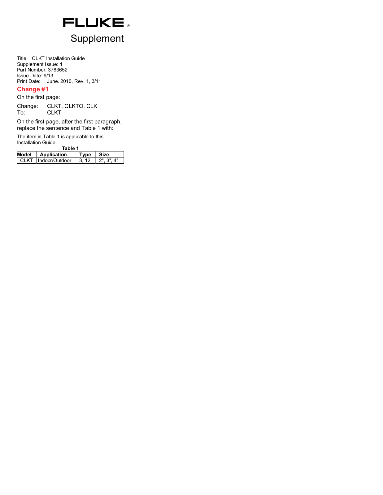 Fluke 75, 100, 50 User Manual