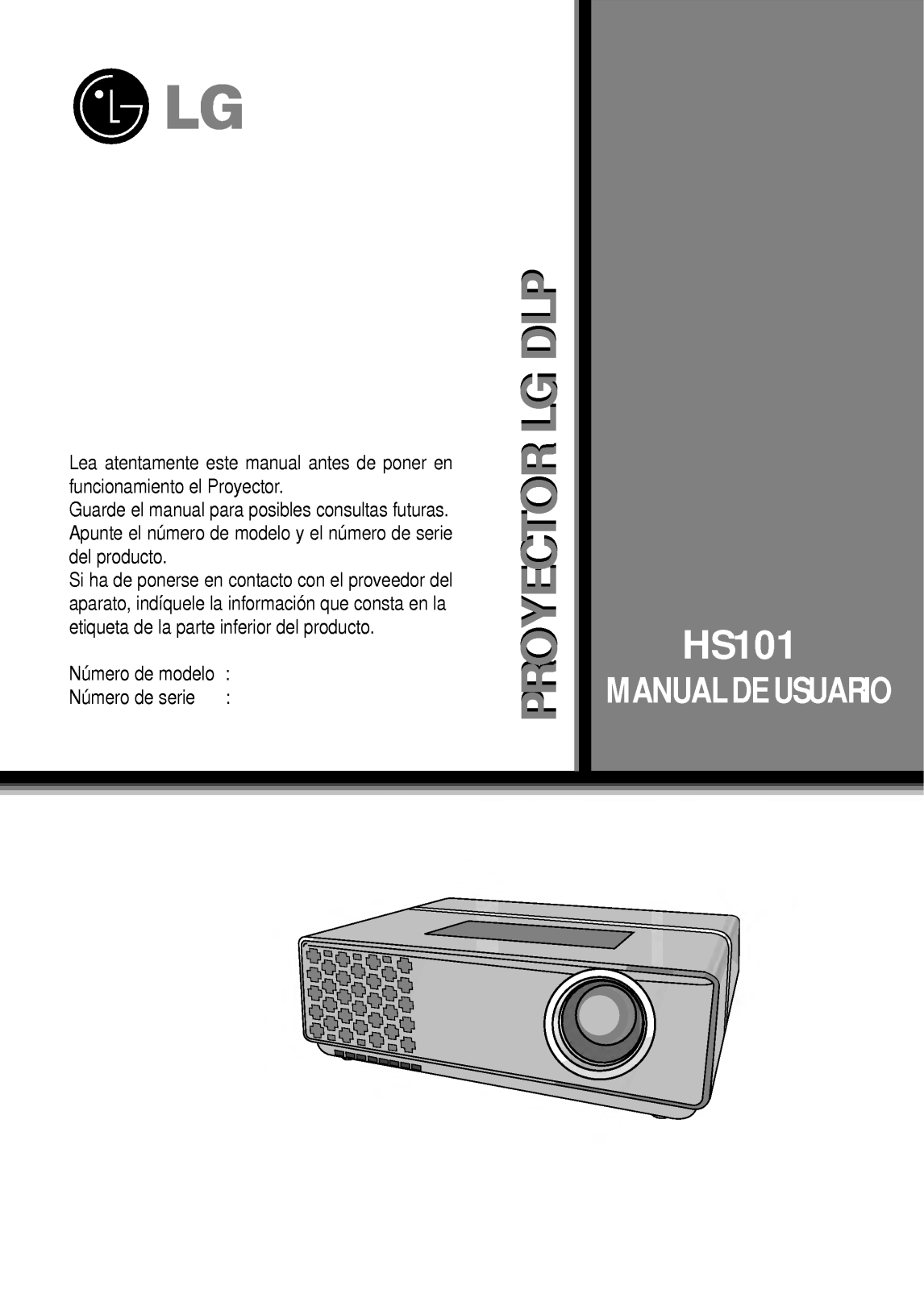 Lg HS101 User Manual