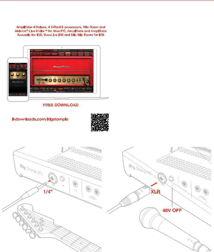 Ik Multimedia iRig Stomp I/O USER MANUAL