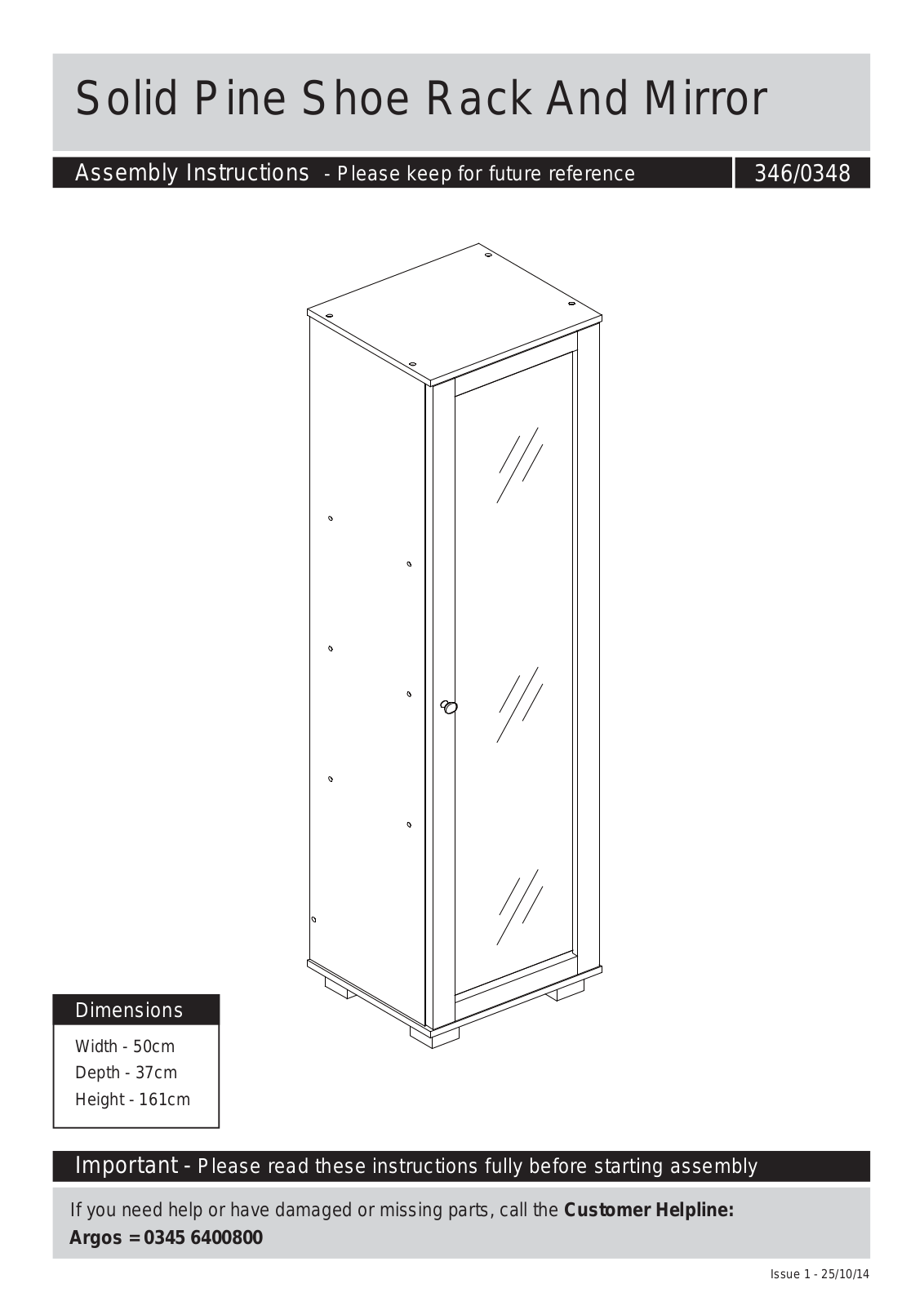 Argos 346/0348 User guide - ManualMachine.com