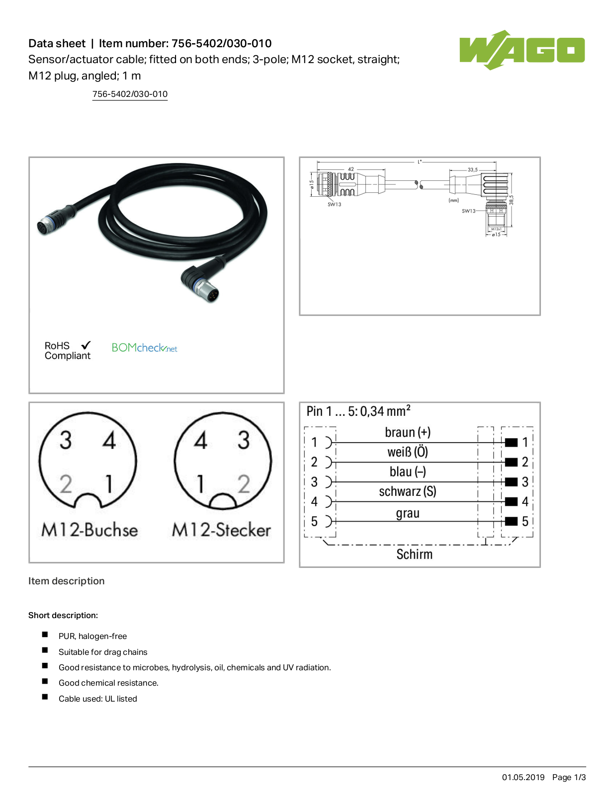 Wago 756-5402/030-010 Data Sheet