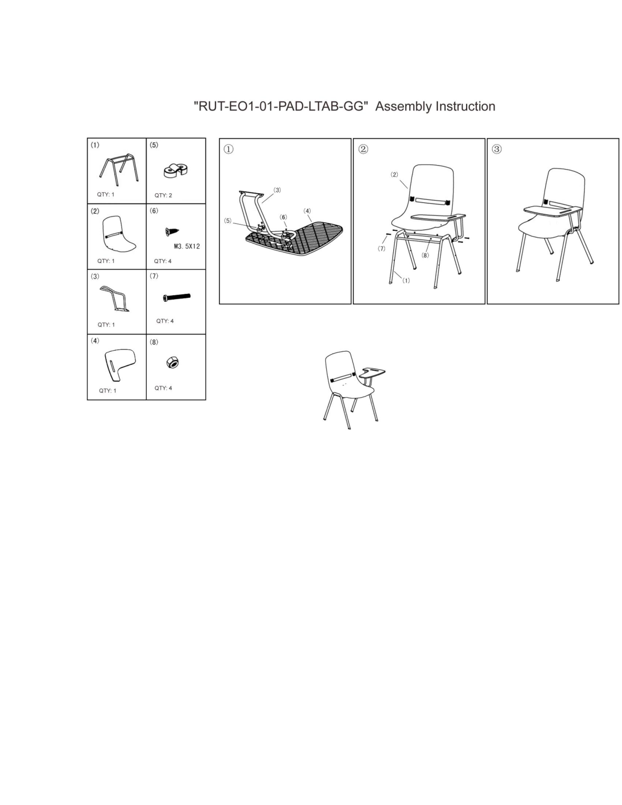 Flash Furniture ERCE1901 Installation & Assembly - ManualMachine.com