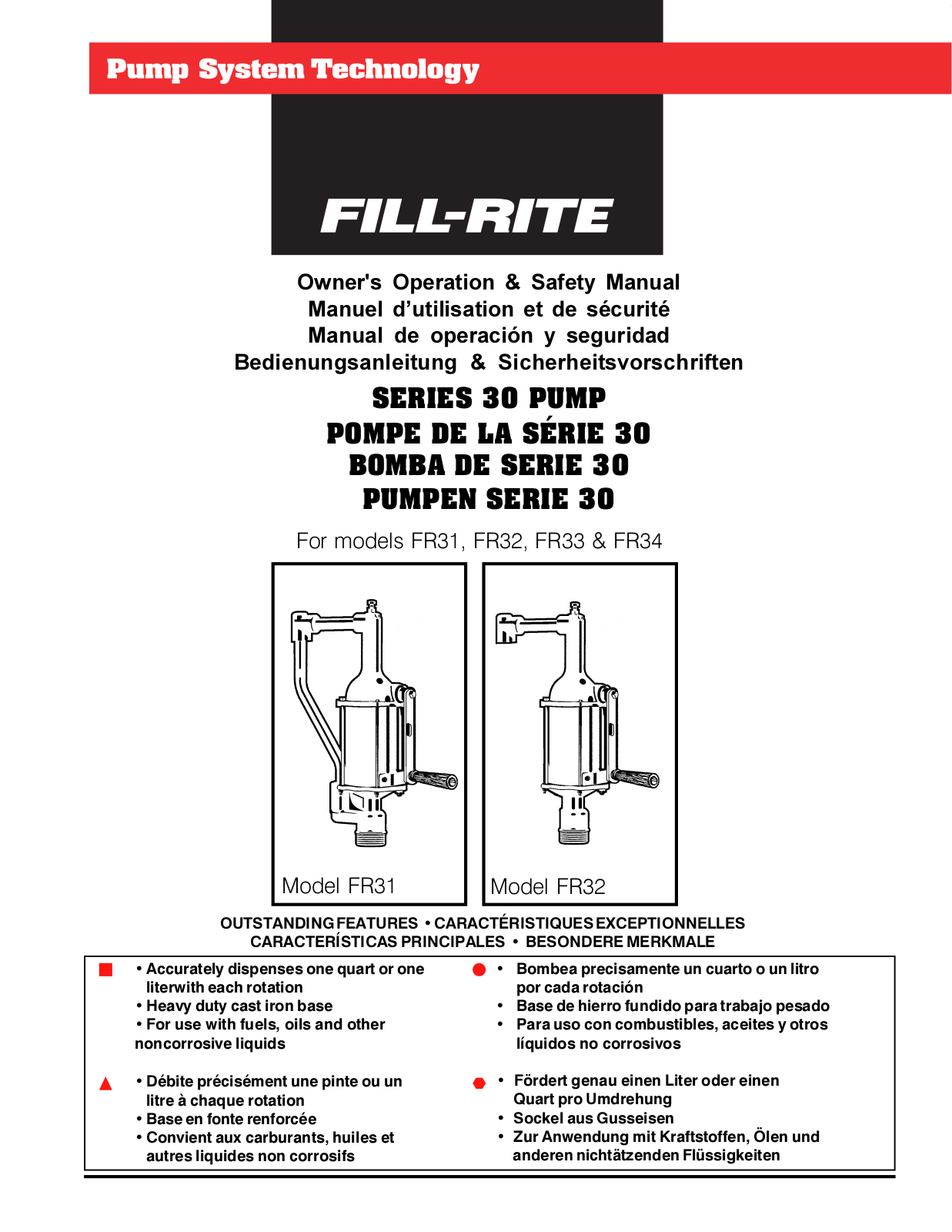 Fill-Rite 30 User Manual - ManualMachine.com