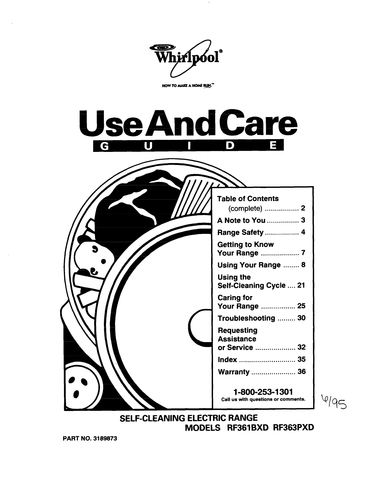 Whirlpool RF363PXD, RF361 BXD User Manual - ManualMachine.com