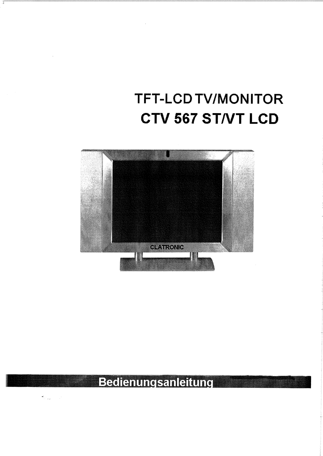 Clatronic CTV 567 ST/VT LCD User Manual