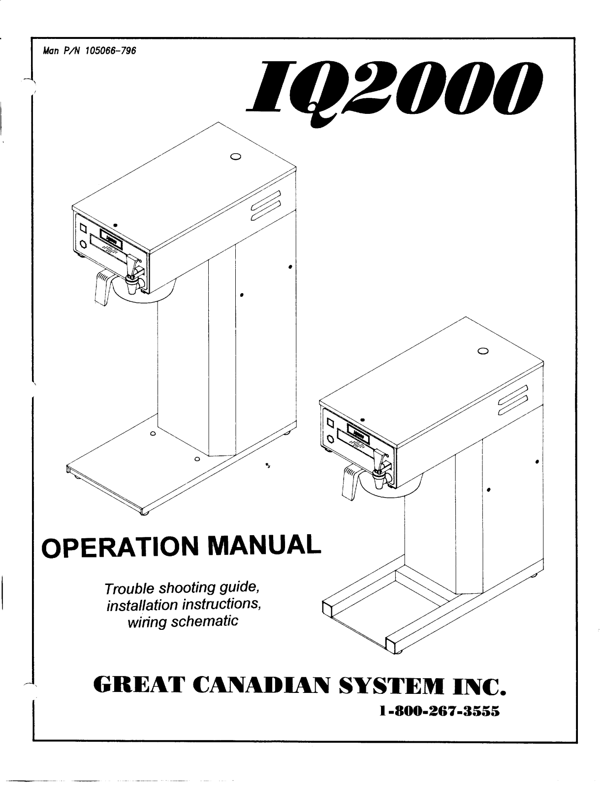 Newco IQ2000 Installation  Manual