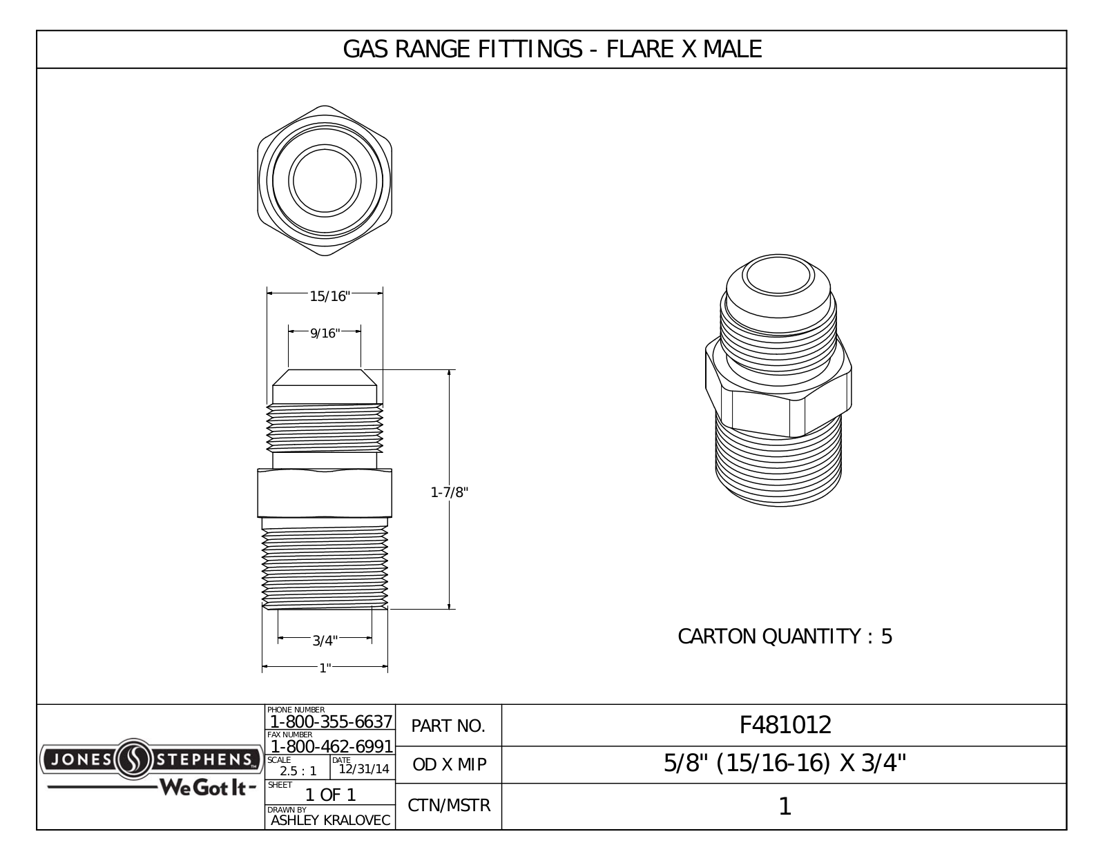 Jones Stephens F481012 Shematics