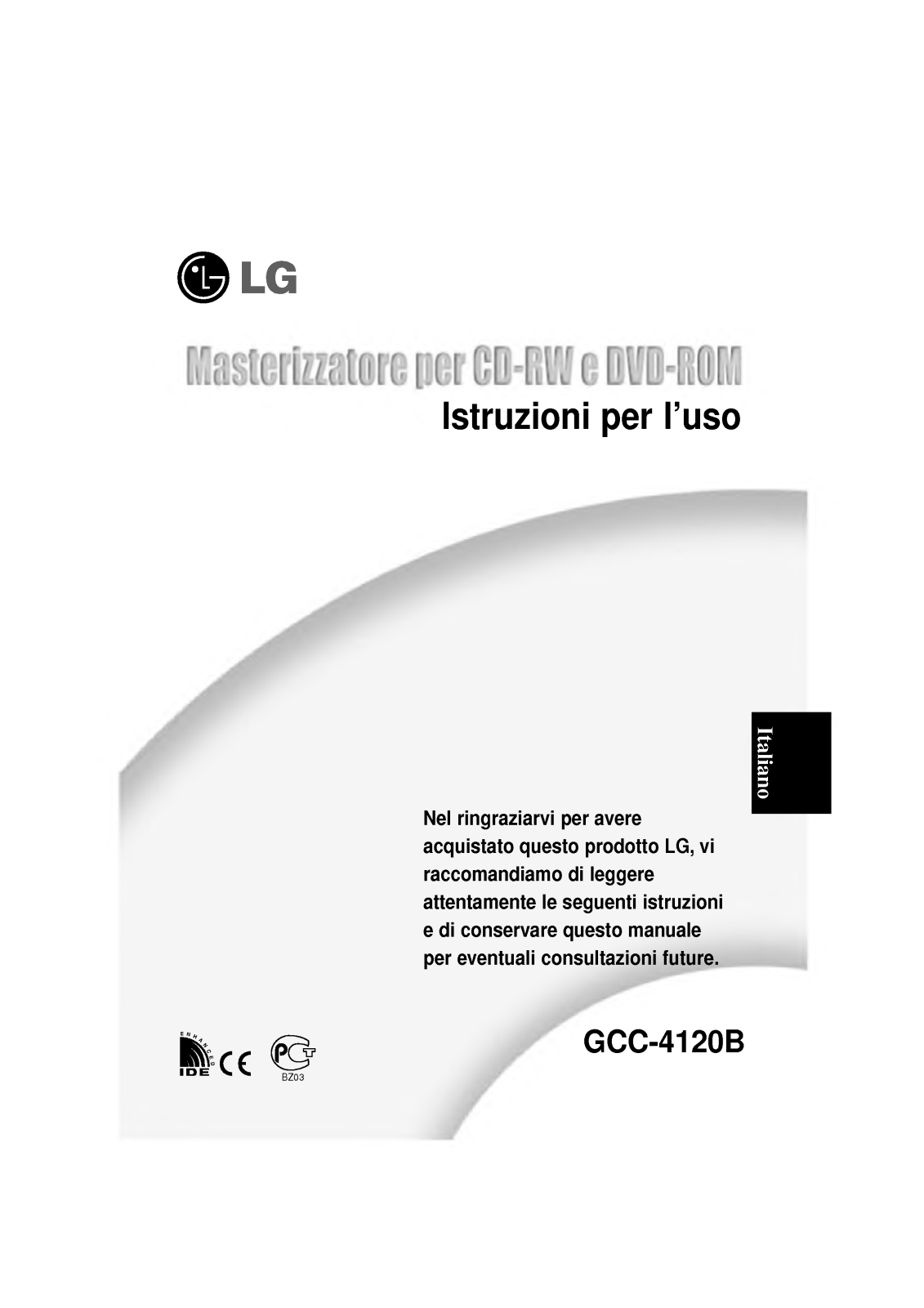 Lg GCC-4120B User Manual