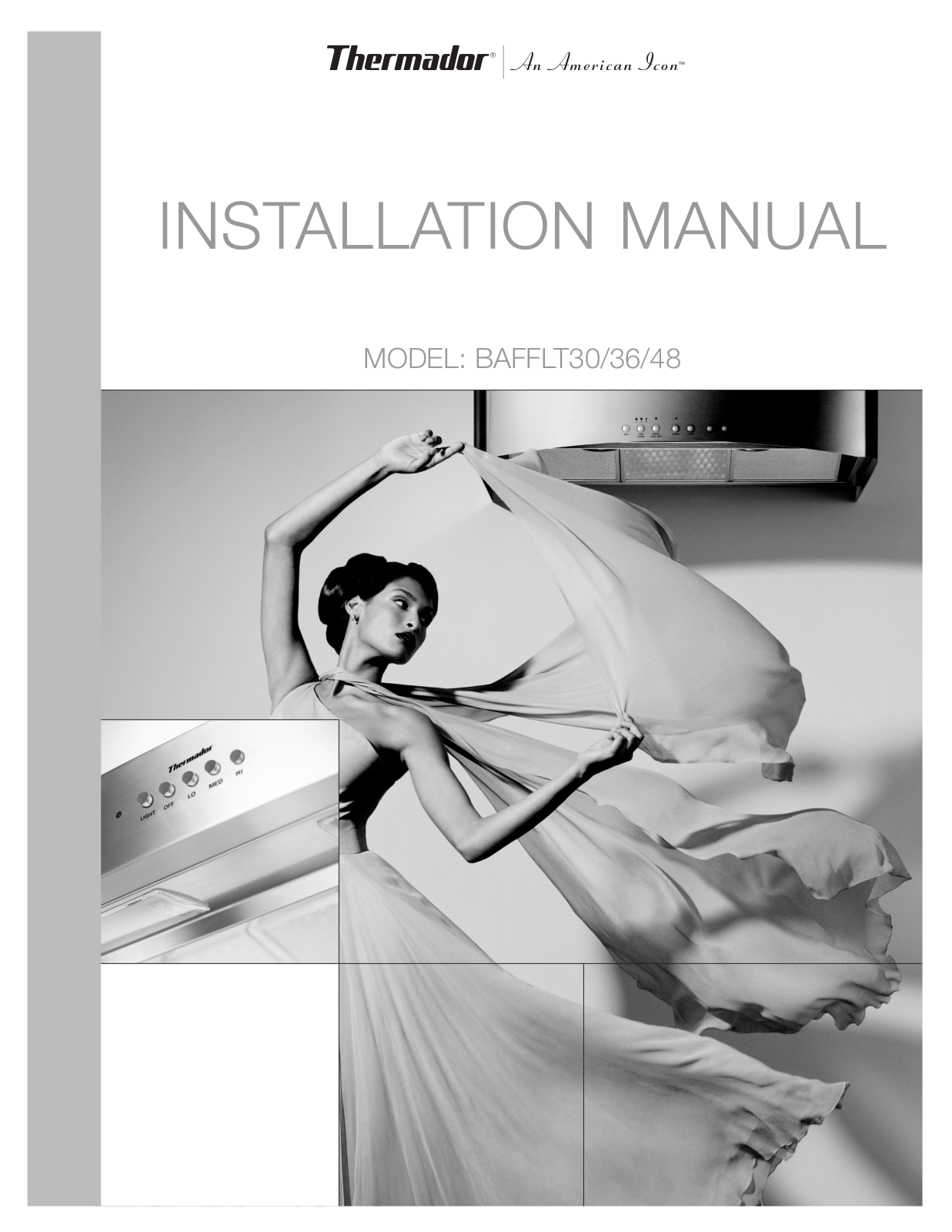 Thermador BAFFLT30, BAFFLT36, BAFFLT48 User Manual