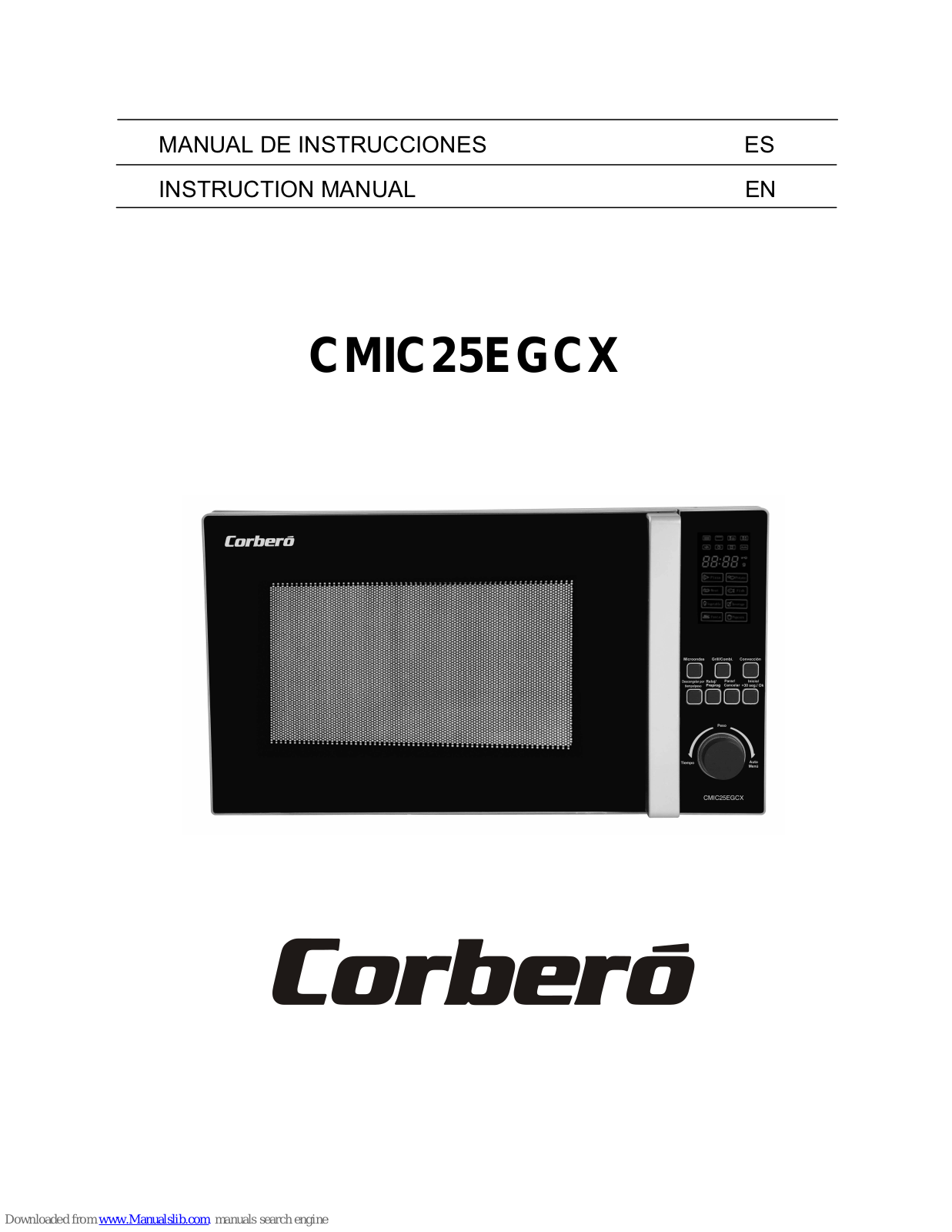 CORBERO CMIC25EGCX Instruction Manual