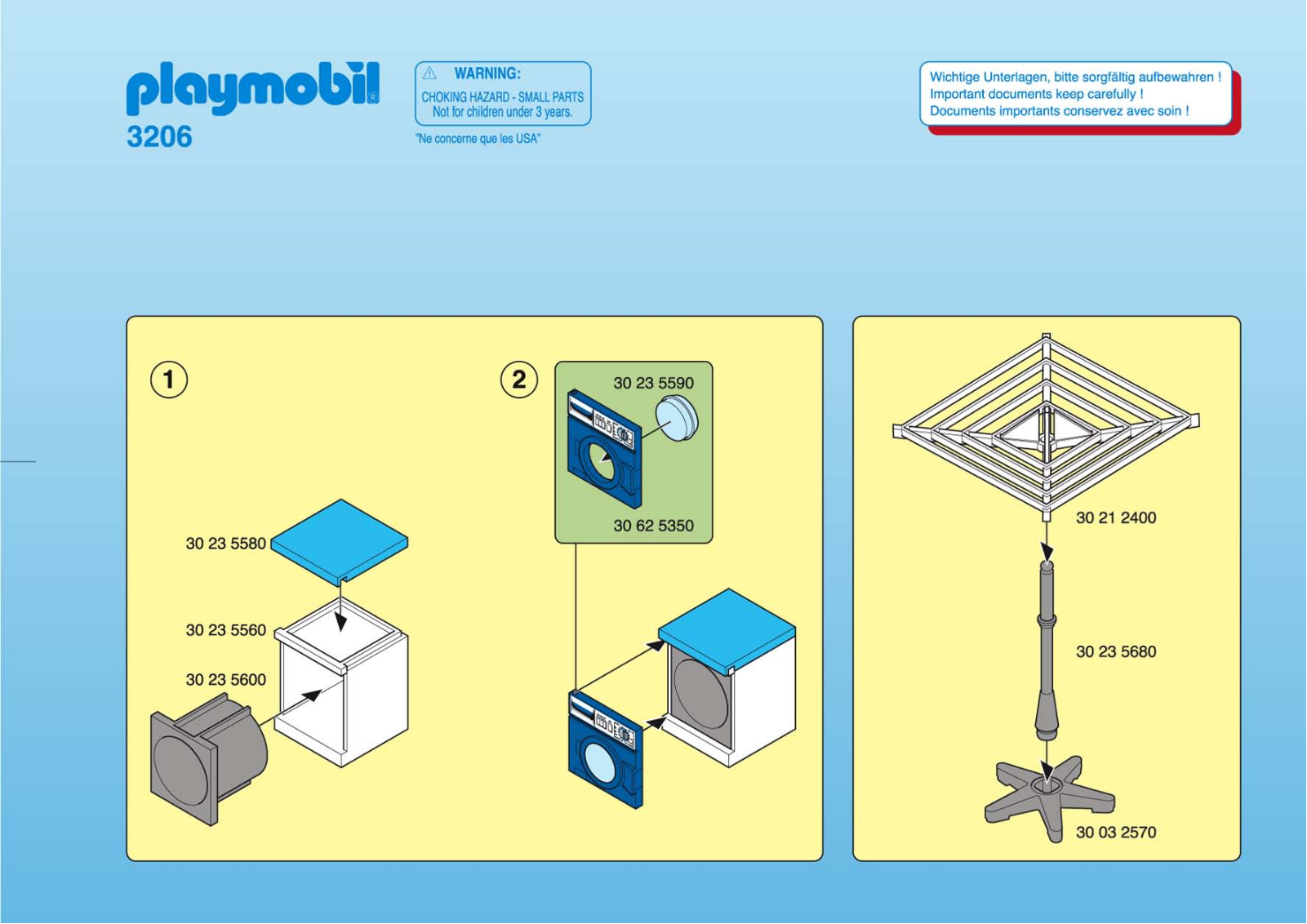 Playmobil 3206 Instructions