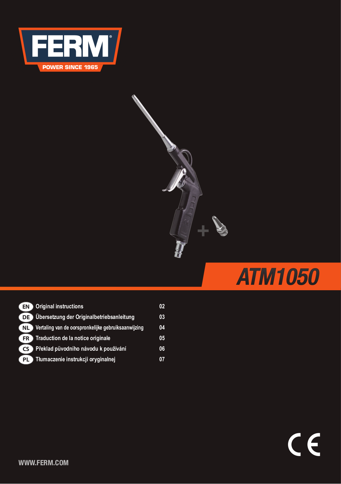 Ferm ATM1050 User guide