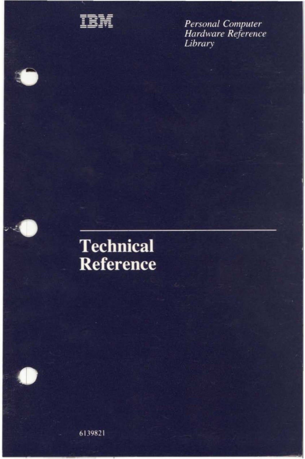 IBM XT 5160 Technical Reference