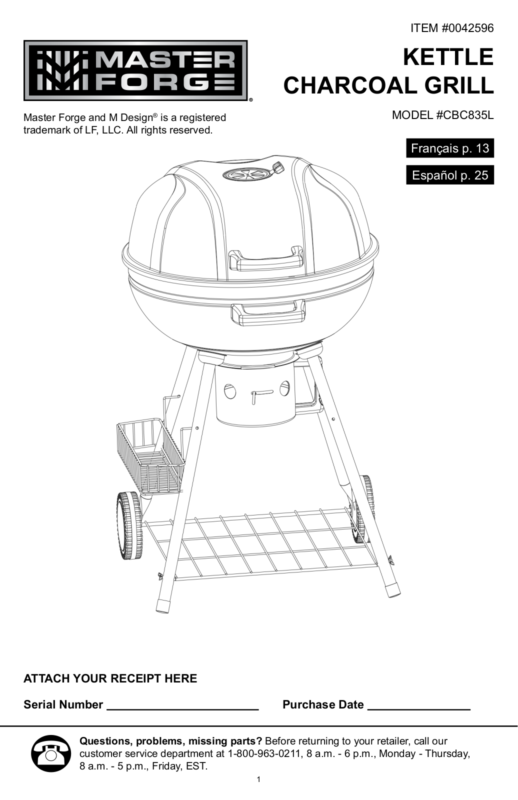 Bbq Grillware Cbc835l Owner's Manual