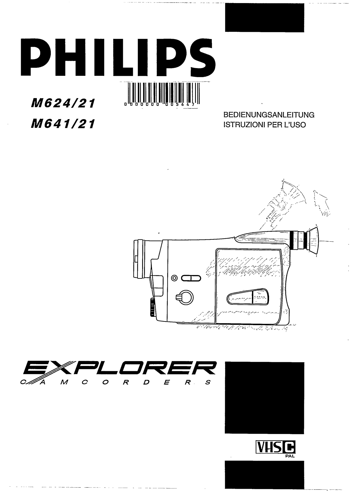 Philips M624/21, M641/21 User Manual