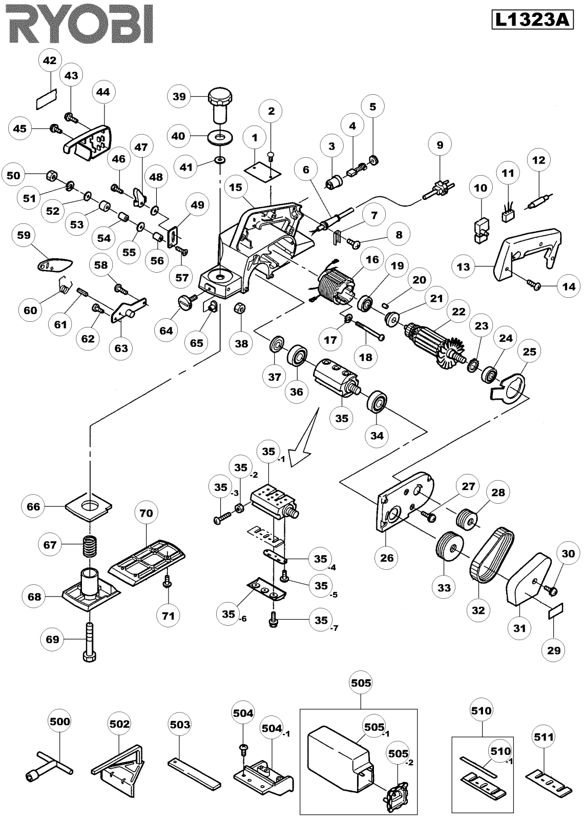 Ryobi L1323A User Manual