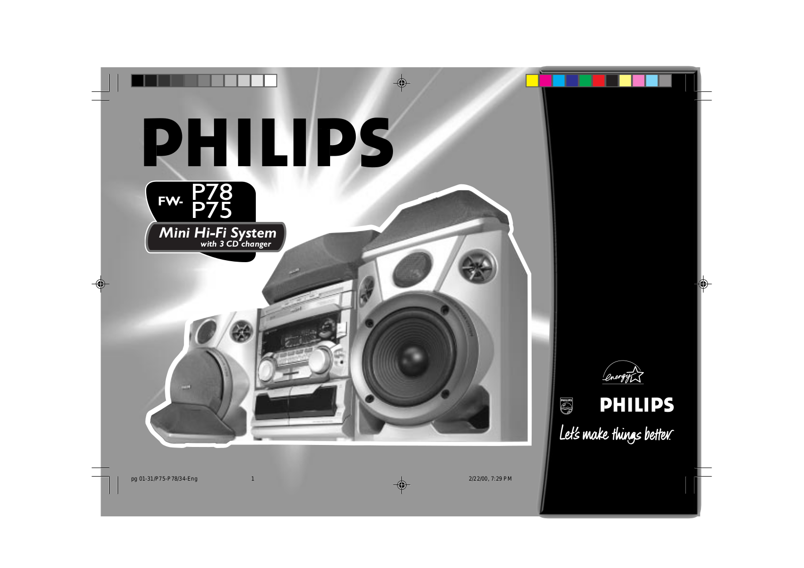 Philips FW-P75 User Manual