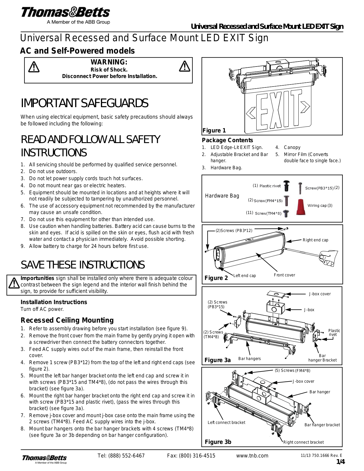 Emergi-Lite Total Edge User Manual