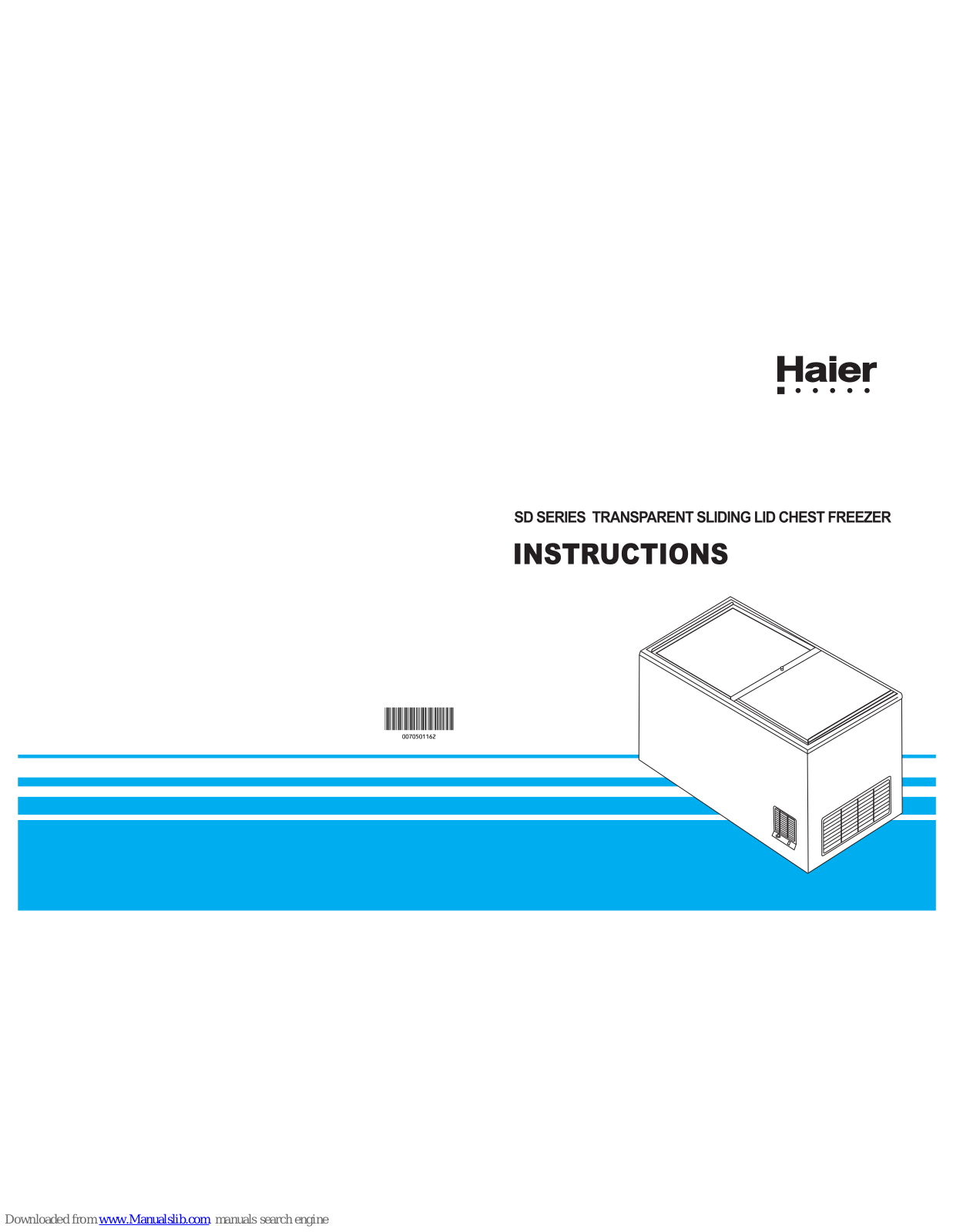 Haier SD-309, CF-302RC, CF-309RF, HIG-339, HIG-529 Instructions Manual