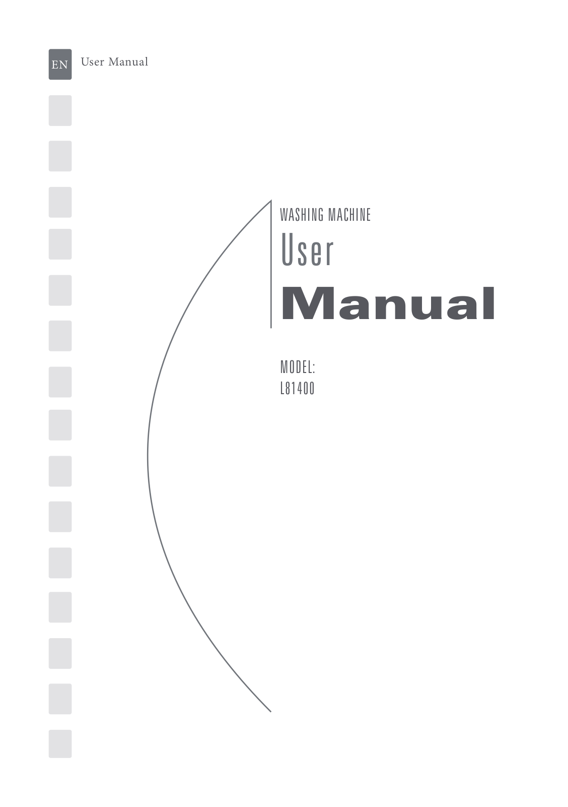 AEG L81400 User Manual