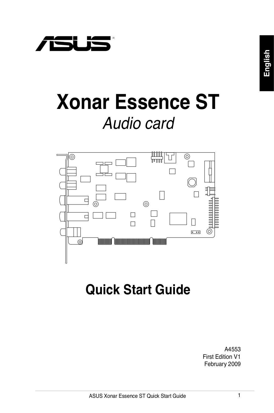 Asus Xonar Essence ST User Manual