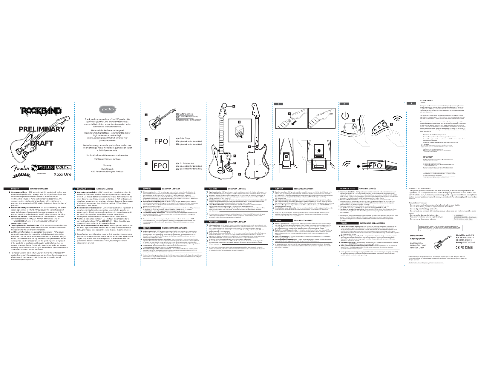 Performance Designed 048074 Users Manual