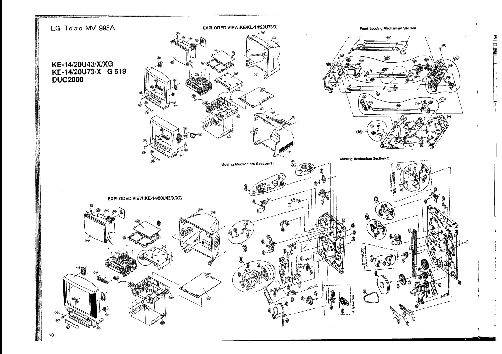 LG MV995A Schematic