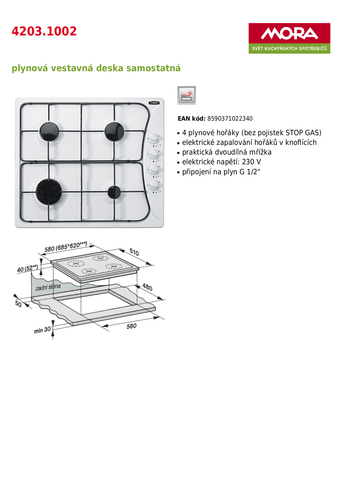 Mora VD 4203.1002 User Manual