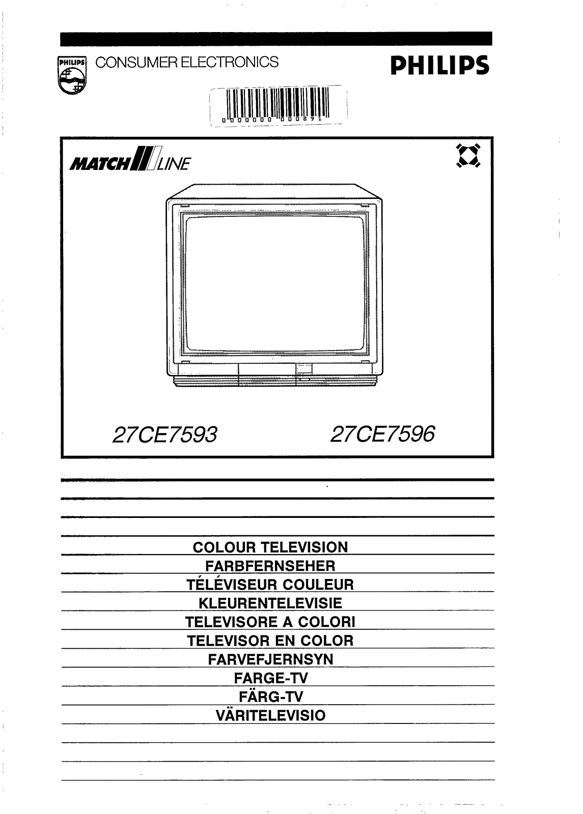 Philips 27CE7596, 27CE7593 User Manual