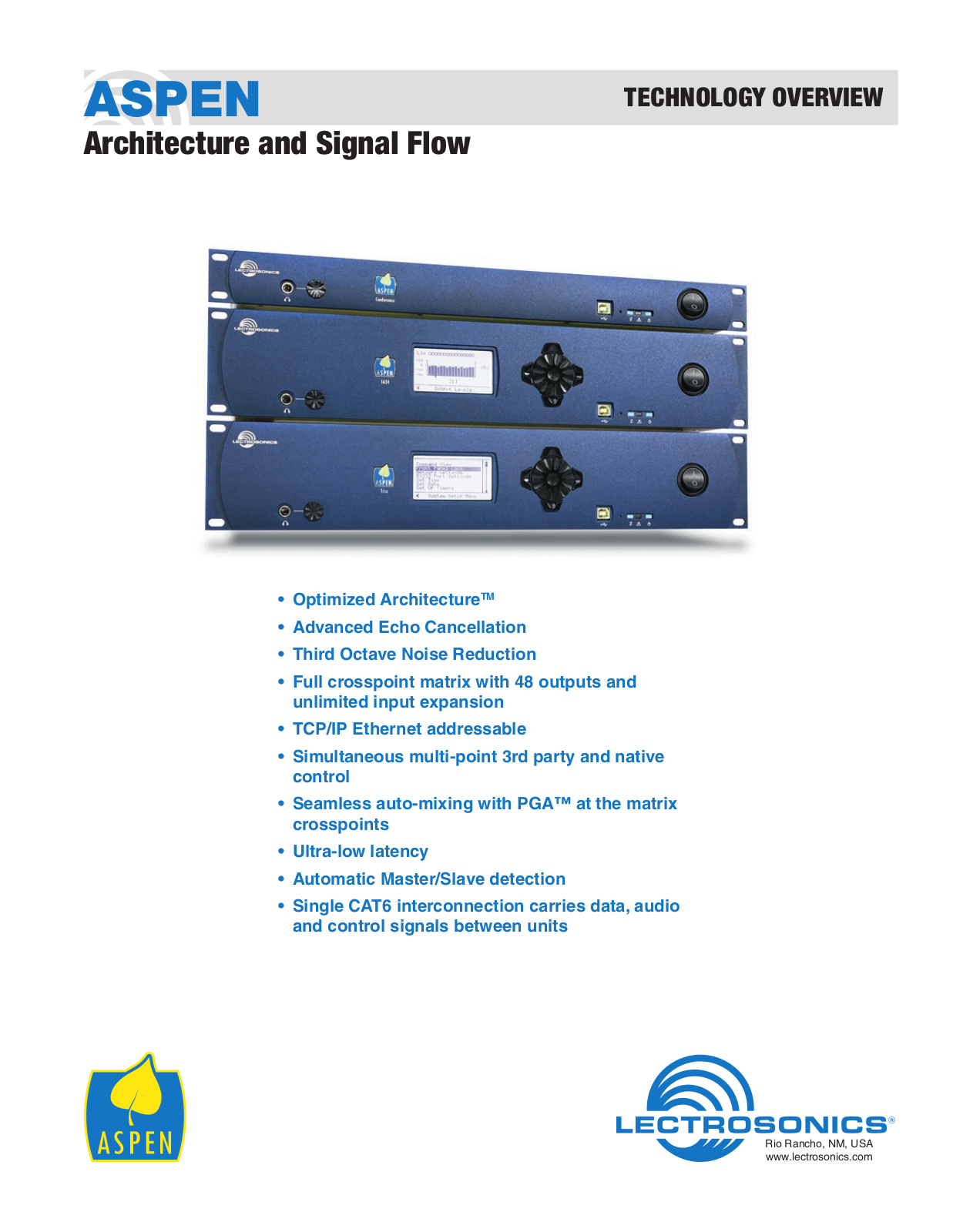 Lectrosonics ASPEN User Manual