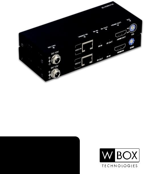 W box technologies 0E-HDMIEXTDR User Manual