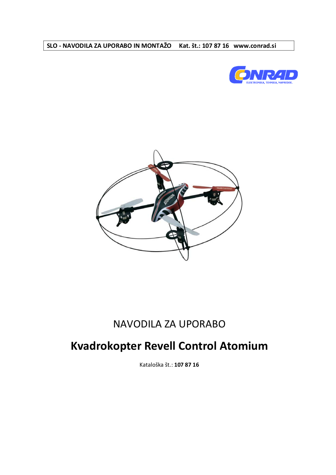 Revell Control 23986 User guide