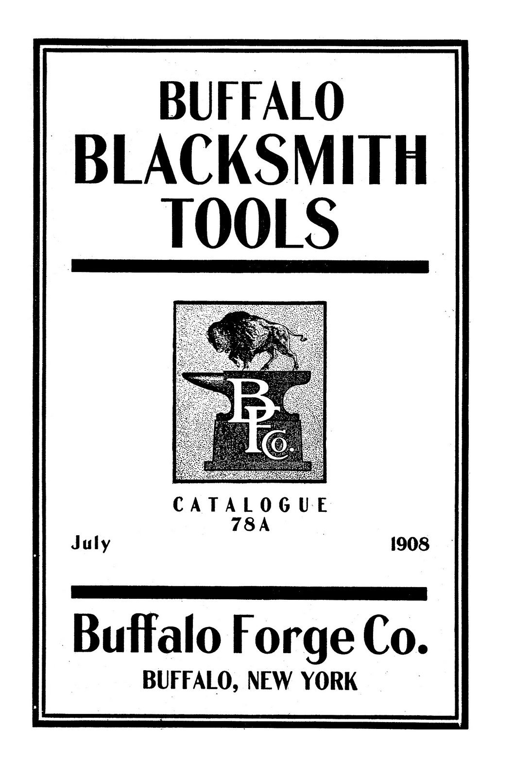 Buffalo Forge Buffalo Forge Blacksmith Tools General Line Catalogs - ManualMachine.com