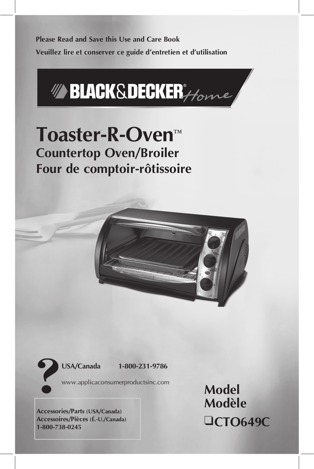 Black & Decker CTO649C User Manual