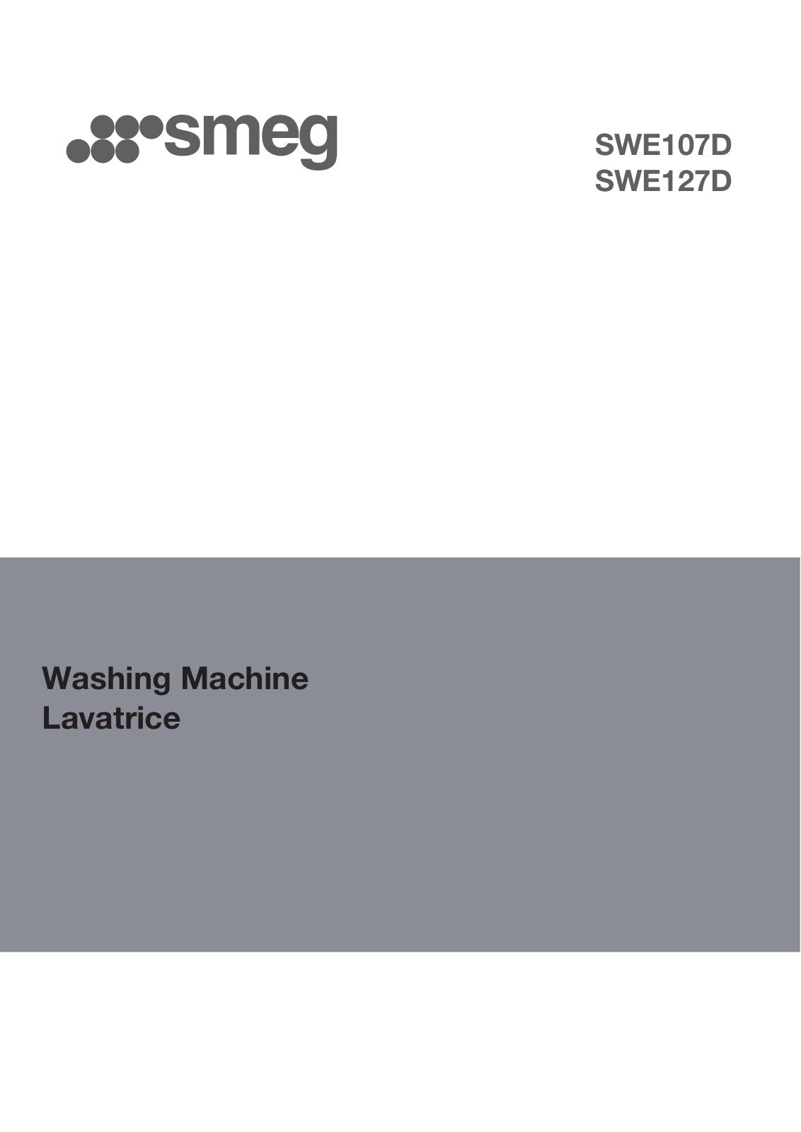 Smeg SWE127D, SWE107D User Manual