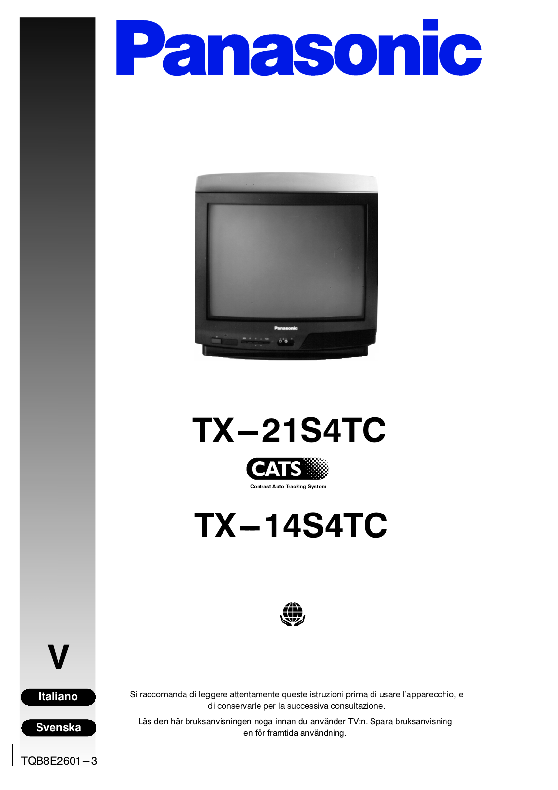 PANASONIC TX-21S4TCV, TX-14S4TCV User Manual