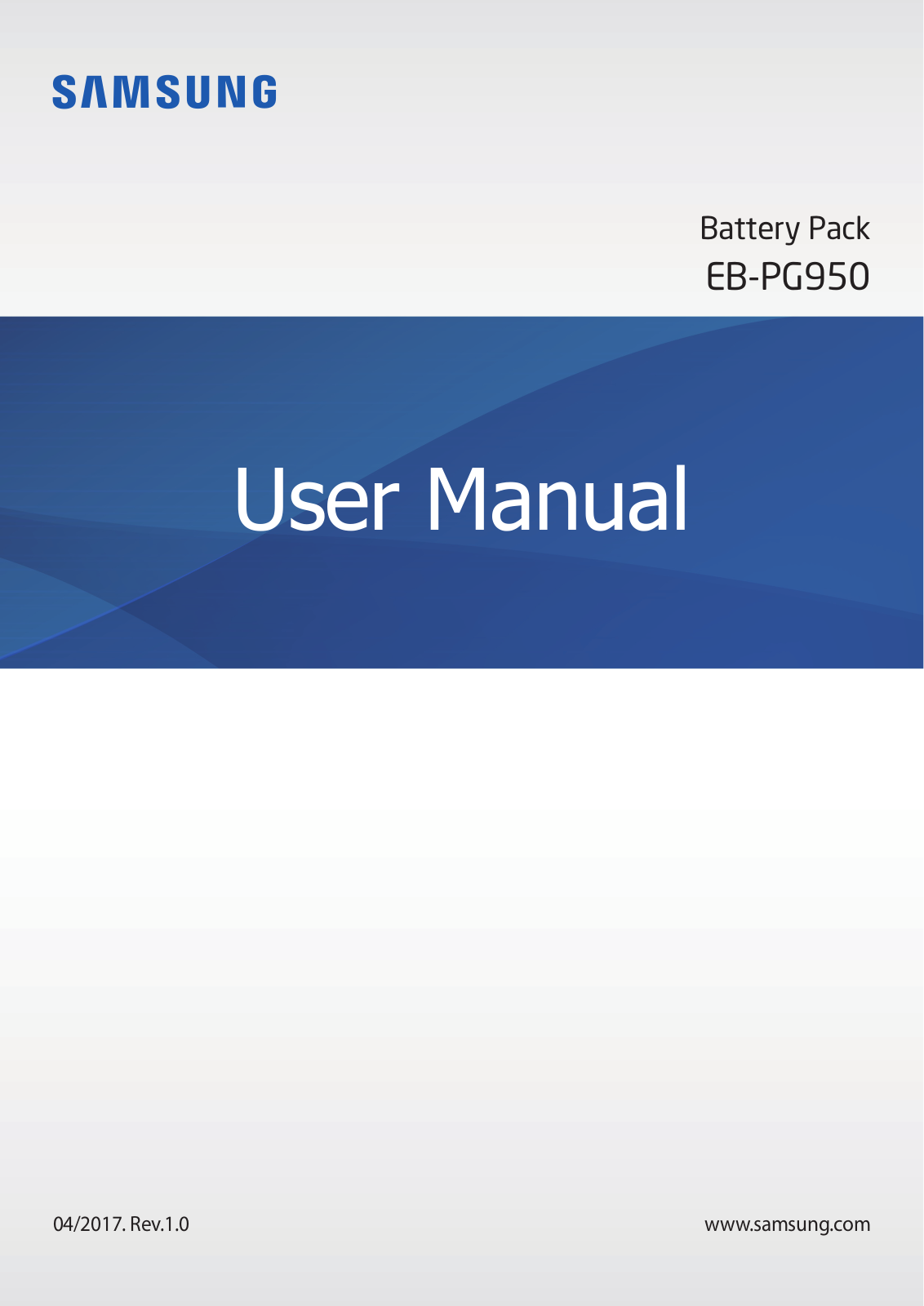 Samsung EB-PG950 operation manual