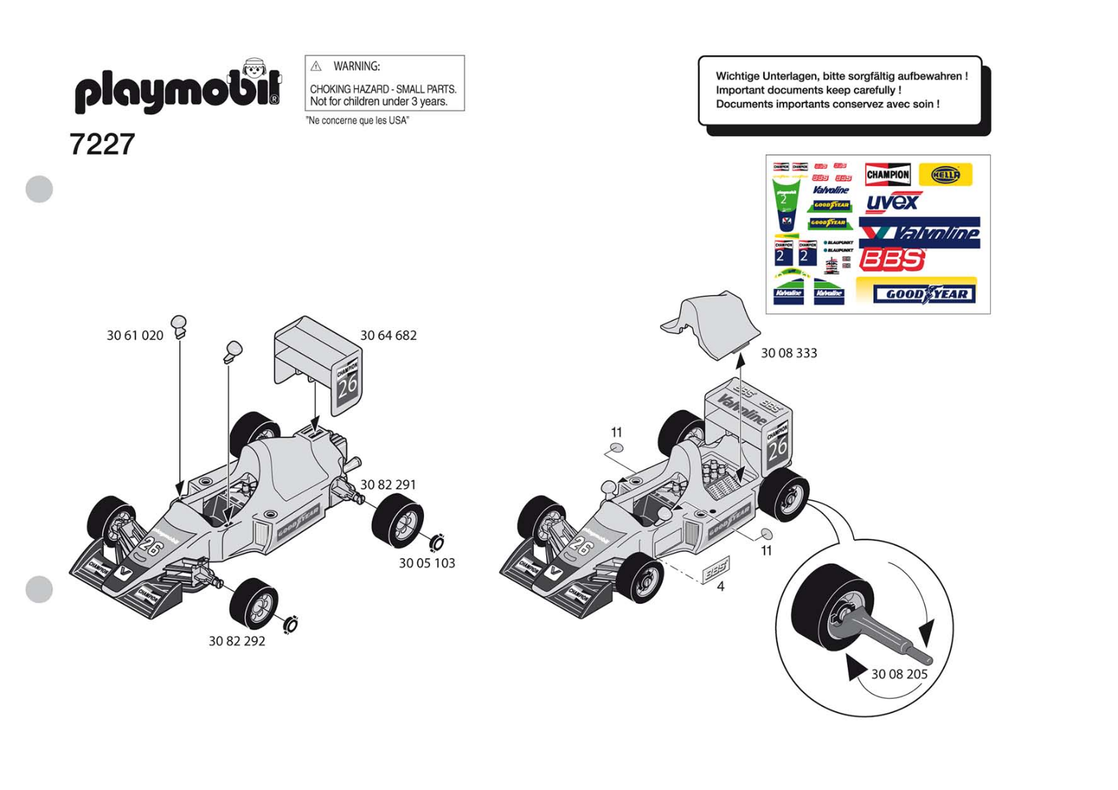 Playmobil 7227 Instructions