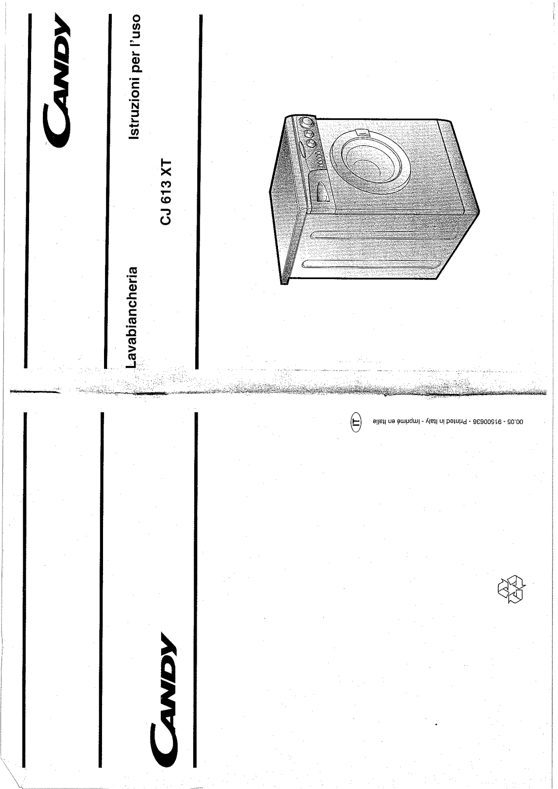 Candy CJ 613 XT User Manual