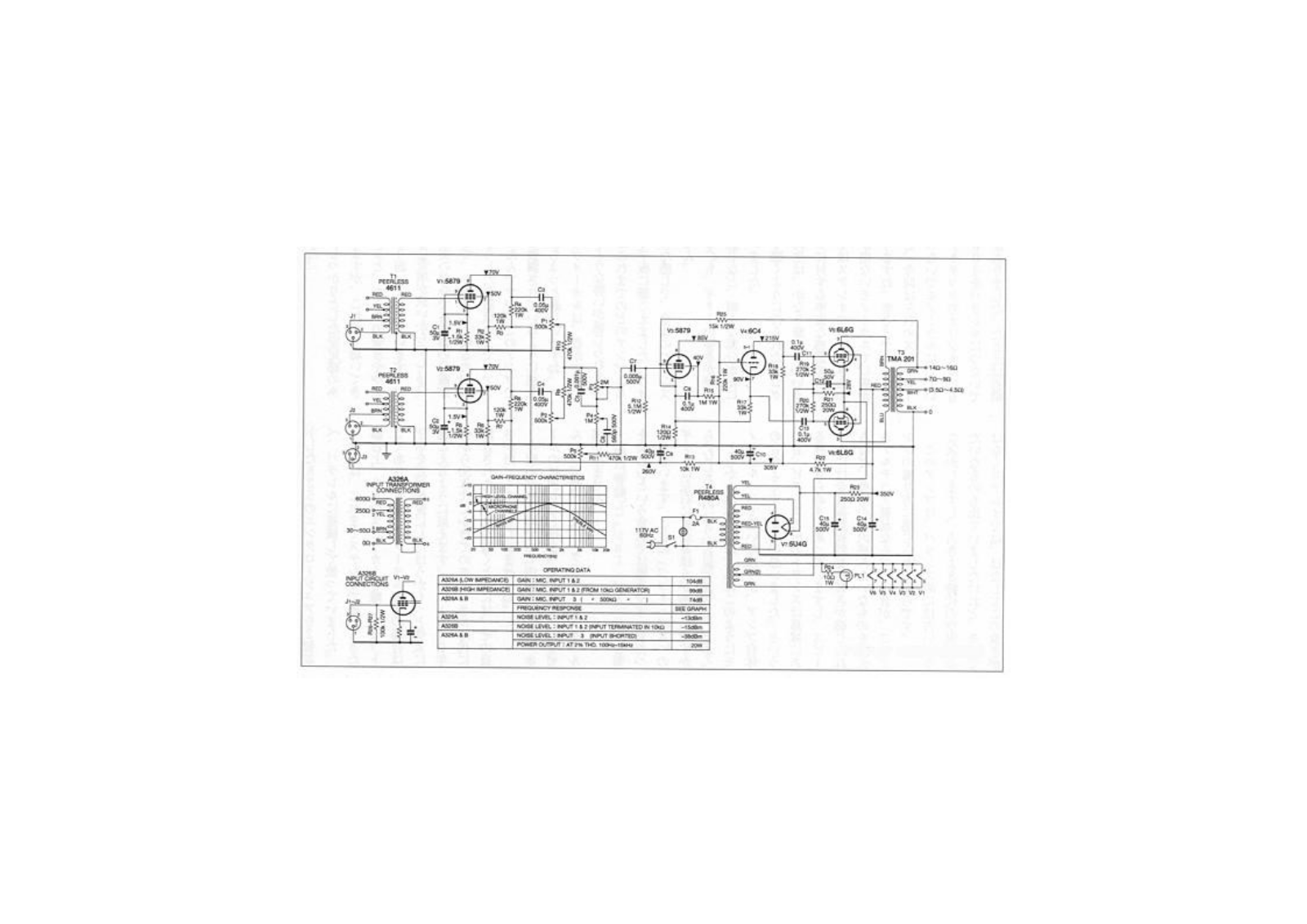 Altec Lansing A326A Schematic