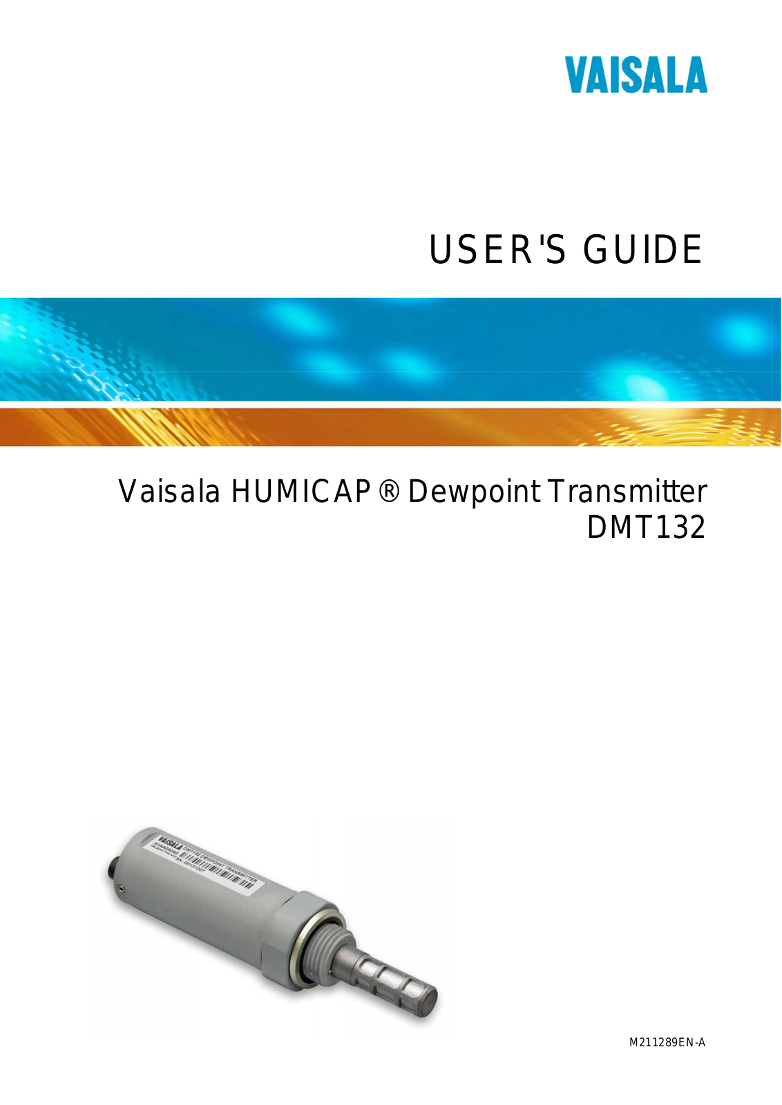 Vaisala DMT132 User Manual