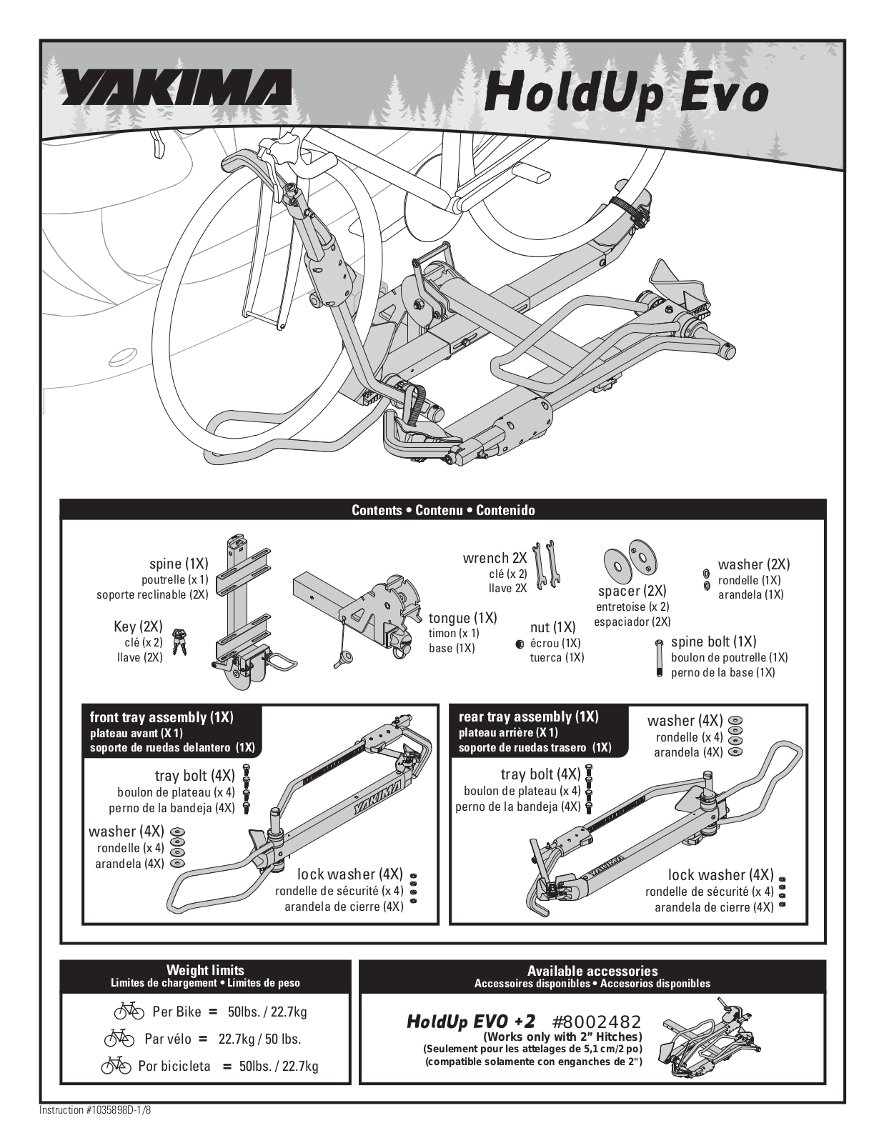 Yakima HoldUp Evo User Manual