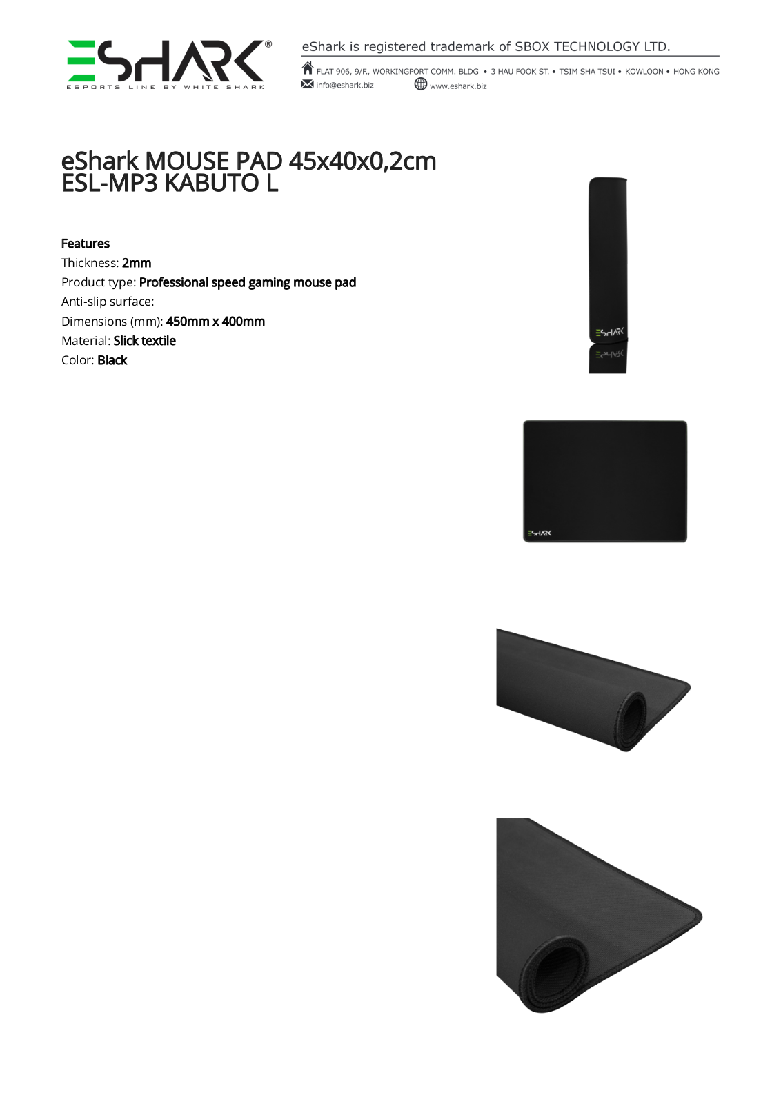 eShark ICSB-KABUTOL Datasheet - ManualMachine.com