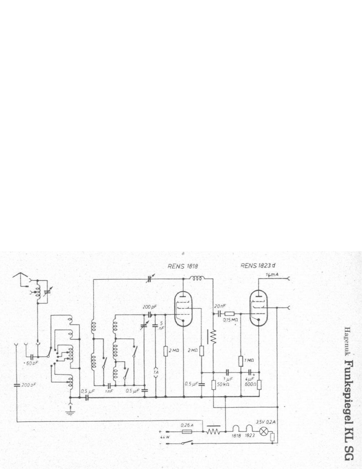 Hagenuk KL SG Cirquit Diagram