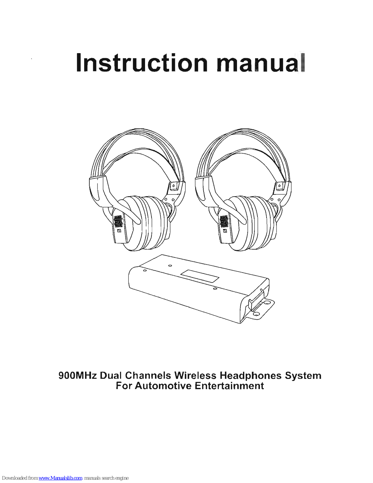 Power Acoustik WLHP-900RFT Instruction Manual