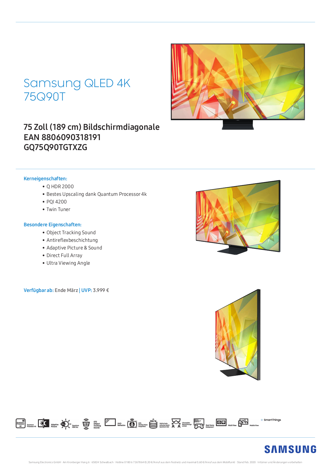 Samsung GQ75Q90T User Manual