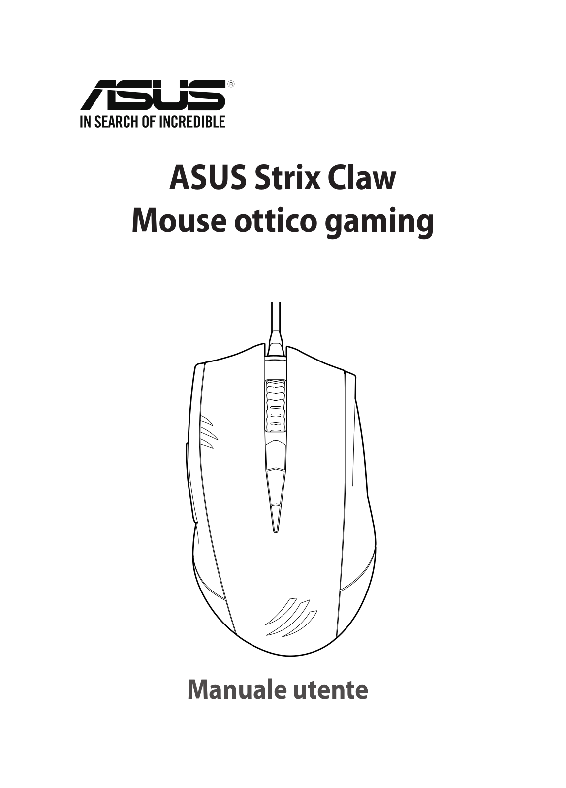 Asus STRIX CLAW User’s Manual