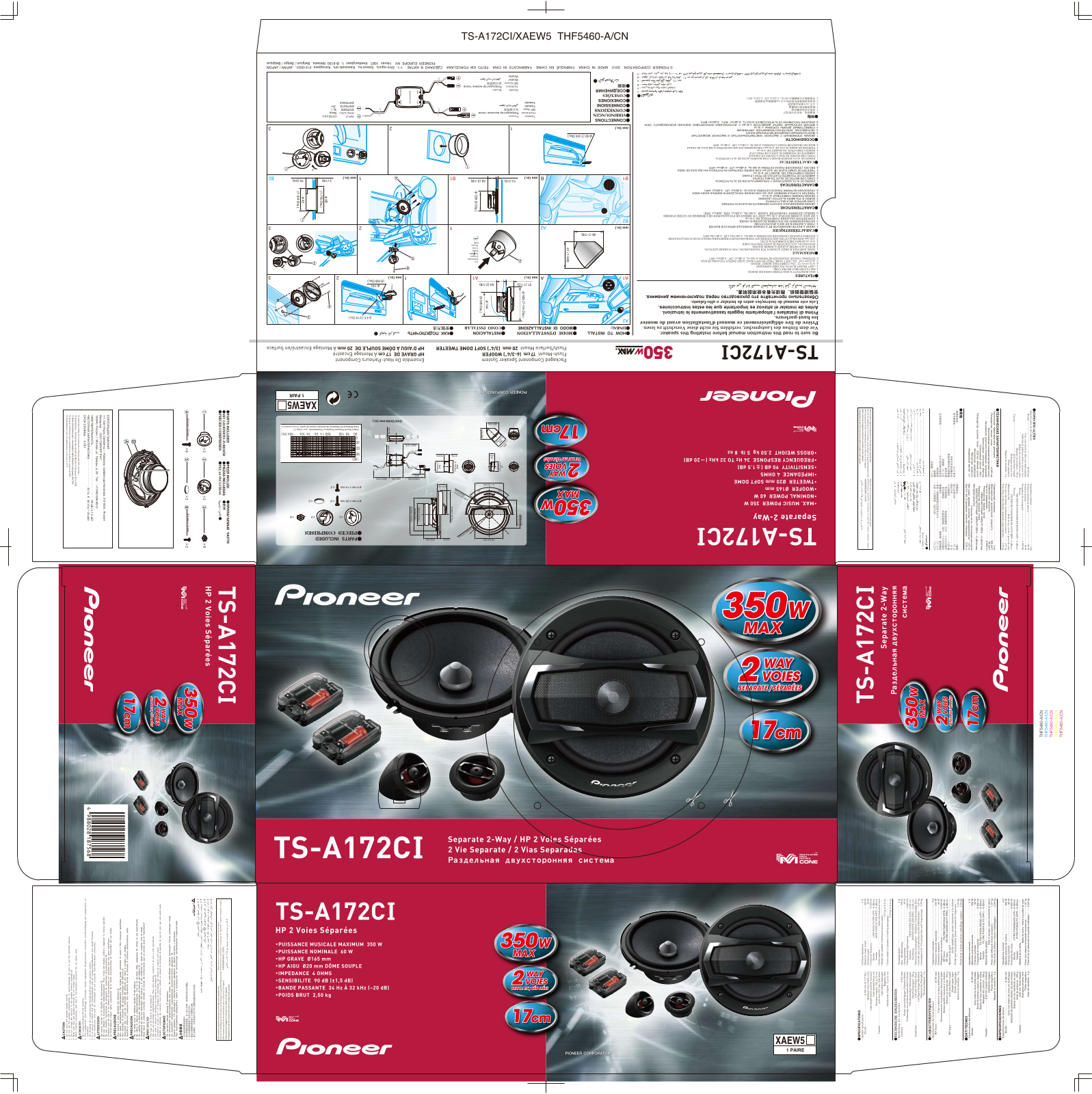 Pioneer TS-A172CI User Manual