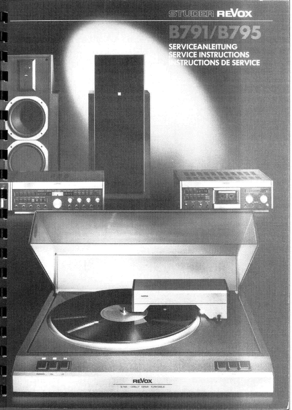 Revox B-791, B-795 Service manual