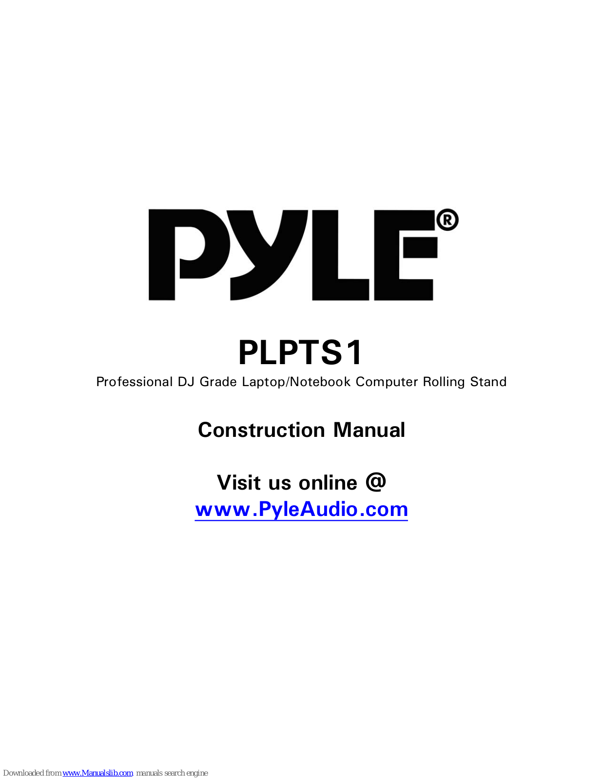 Pyle PLPTS1 User Manual - ManualMachine.com